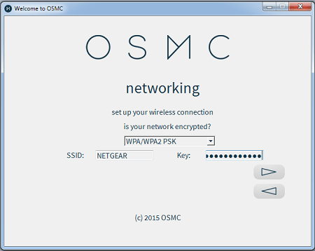 OSMC Installation Configure Networking