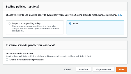 ASG - Manual Scaling Policy