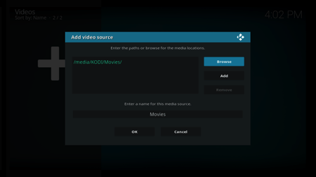 Kodi Movies Select Sources 3