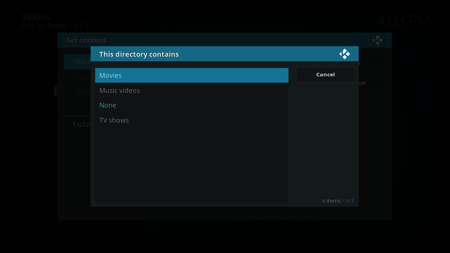 Kodi Movies Select Sources 5