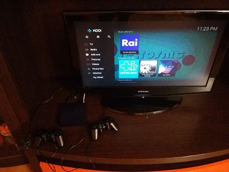 Kodi Media Center Gamepad