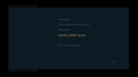 OSMC Samba Installation - Step 3
