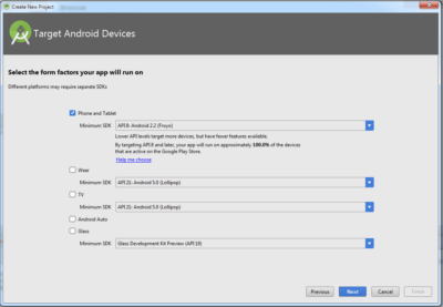 Android Studio Target Android Device