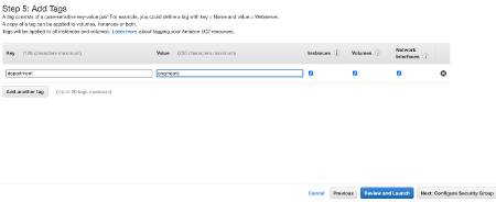 Amazon EC2 Add Tags