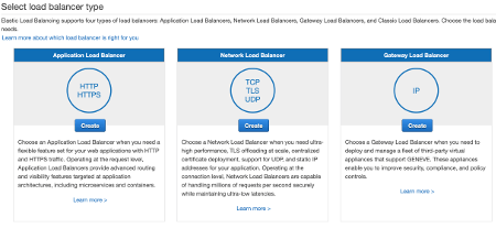 ELB Select Application Load Balancer