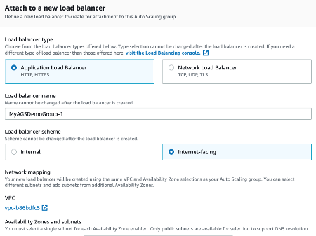 ASG - Create Load Balancer